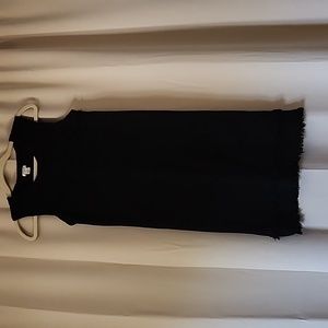 J CREW black crochet sleeveless dress